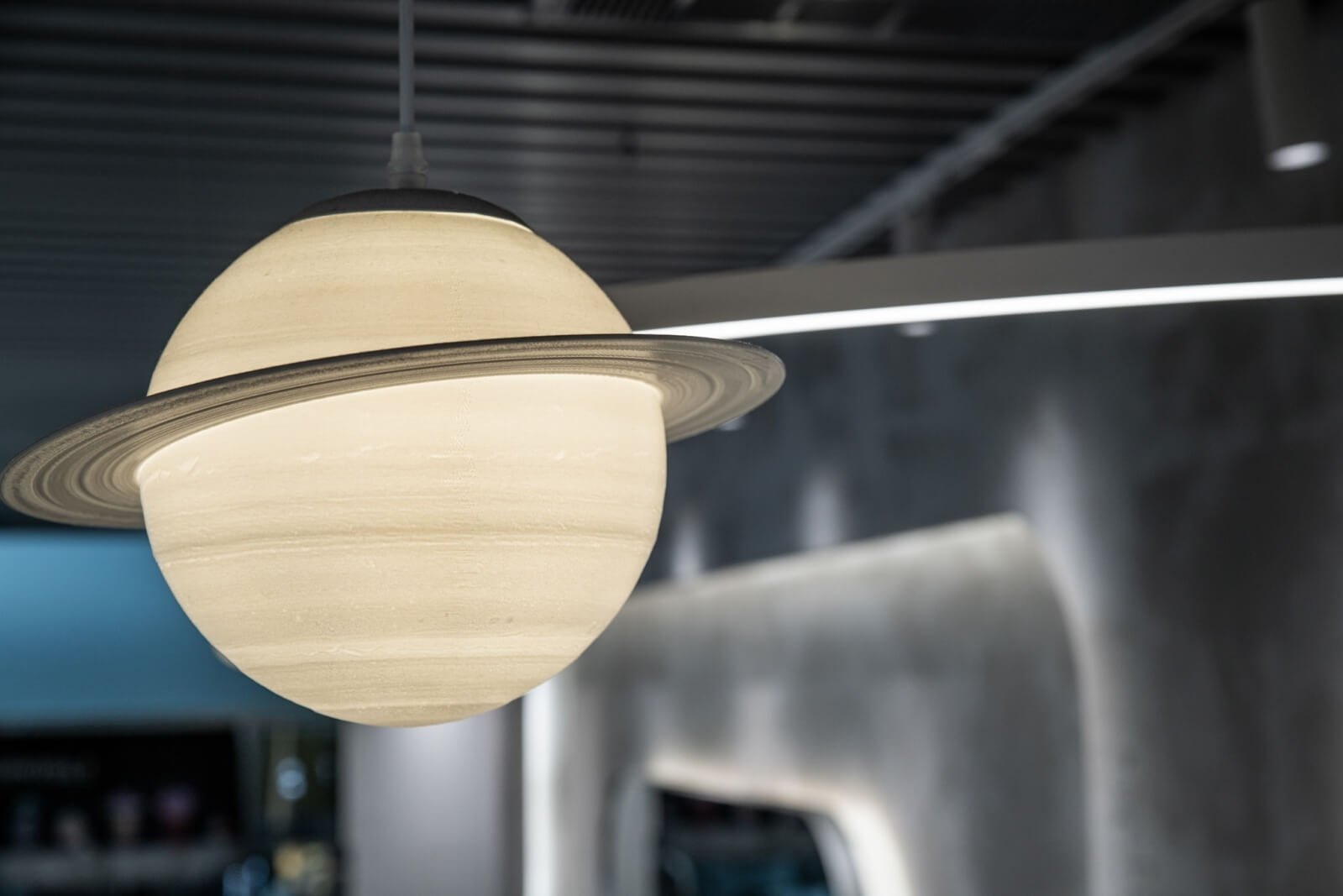 清新通透的白色星際空間